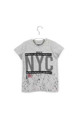 Nyc Brooklyn Baskılı Erkek Çocuk Tişörtü 6 7 8 9 10 11 14 15 Yaş
