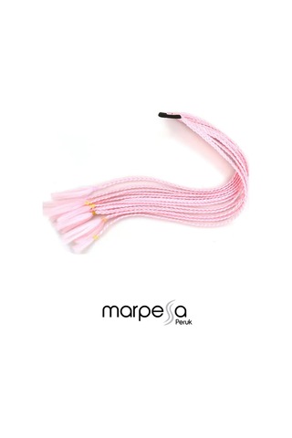 Marpessa - Afrika Örgüsü Toka - Şeker Pembe
