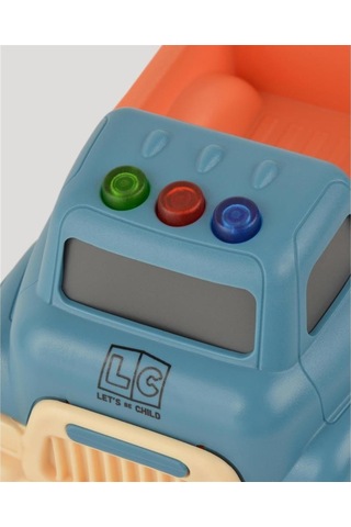 Let's Be Child Sesli Ve Işıklı Minik Pikap 31016 Lacivert - Turuncu Kasalı, Çocuklar İçin Oyuncak Pikap