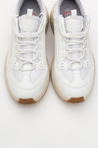 Luvishoes Luvi Shoes Letty Beyaz Baskı Fileli Kadın Spor Ayakkabı Beyaz