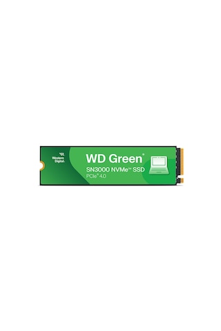 WD Green SN3000 WDS100T4G0E-00CPS0 1 TB 5000mb/s - 4200mb/s Pcıe Gen4 Solid State Drive