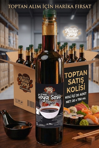 Tuzu Azaltılmış Soya Sosu 750 Ml X 20 Adet - 1 Koli Koli Bazlı Avantaj Paketi