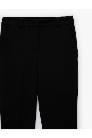 Koton Yüksek Bel Slim Fit Cigarette Pantolon Siyah 6sak40111uw Siyah