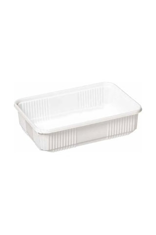 Plastik Dondurma Kabı Beyaz 250 Gr-100 Adetli