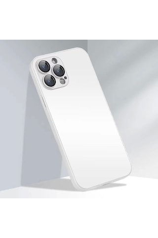 Apple Uyumlu iPhone 11 Buzlu Ag Cam Kapak&kılıf