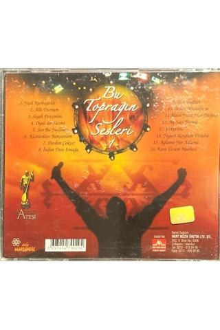 Plak Değildir Cd Dir Cd Bu Toprağın Sesleri 1 Cd