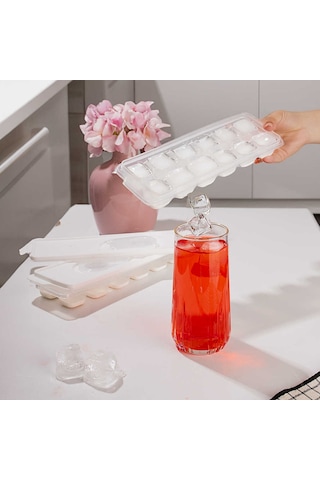 Porsima Org-160 12 Hazneli Silikon Tabanlı Buzluk Buz Kalıbı Bey