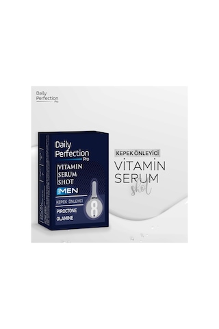 Daily Perfection Provitamin For Men Shot No:8 Kepek Önleyici Serum 2 x 6 ML