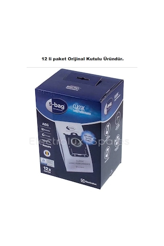 Electrolux-Philips Uyumlu Ultrasilencer S-Bag Toz Torba 12 Adet Electrolux-Philips Uyumlu Ultrasilencer S-Bag Toz Torba 12 Adet