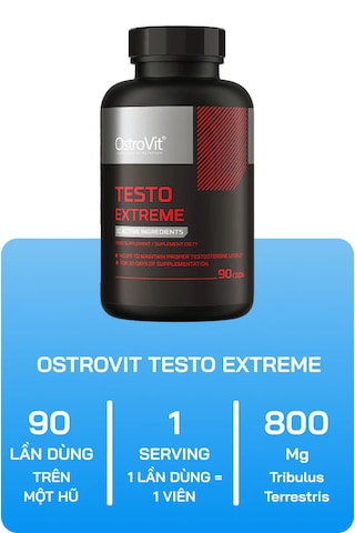 Ostrovit Testo Booster Extreme 90 Caps Aromasız