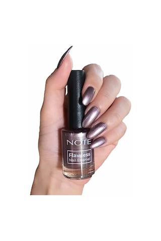 Note Cosmetique Nail Flawless Oje 86 Metallic Nude - Mor