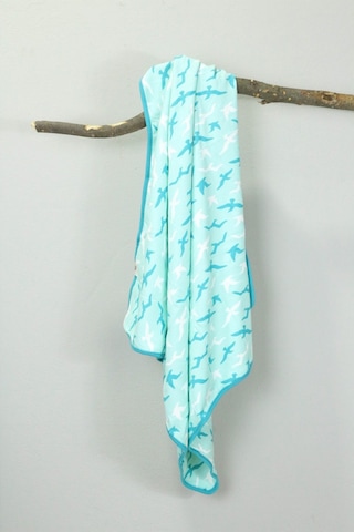 Ecocotton Turna Bebek Battaniyesi Turkuaz 90x90 Cm Turkuaz