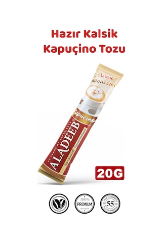 Aladeeb Kalsik Kapuçino Hazır Kahve 24 x 20 G