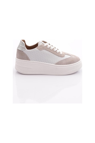 Dgn 476c Kadin Bağcikli Sneaker Ayakkabi Beyaz