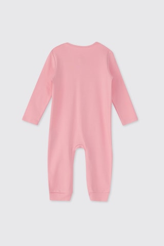 Panço Yenidoğan Fırfırlı Pembe Tulum 2511GN30005