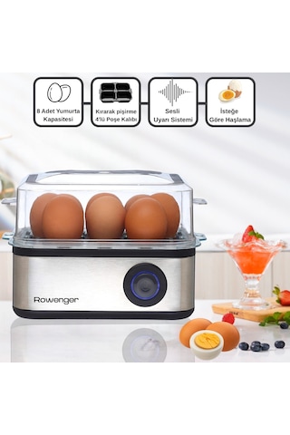Rowenger 08-EGG 500 W 8'li Yumurta Pişirme Makinesı
