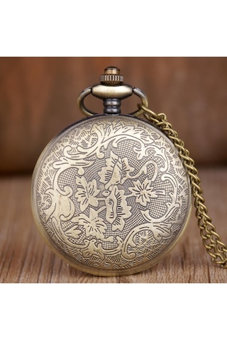 Kişiye Özel Kamyonet Kabartmalı 47 MM Köstekli Kolye Saat