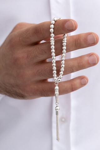 Gümüş Tespih Düz Küre Küçük Boy 16gr