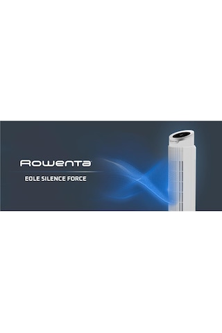 Rowenta Vu7025 Silent Flow Effitech 8 Hız Kademeli 30 Watt Sessiz Kule Tipi Vantilatör