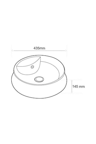 Lena - Tezgah Üstü Porselen Lavabo Rose Outlet - E-4045-1- Diğer