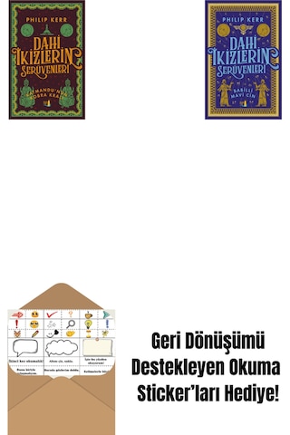Dahi İkizlerin Serüvenleri - Katmandu'nun Kobra Kralı + Dahi İkizlerin Serüvenleri - Babilli Mavi Cin + Okuma Sticker'ları