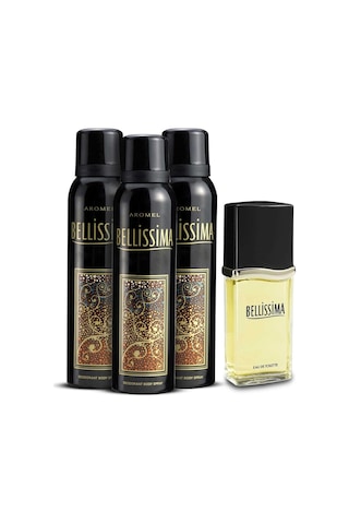 Bellissima Kadın Parfüm EDT 60 ML + Sprey Deodorant 3 x 150 ML