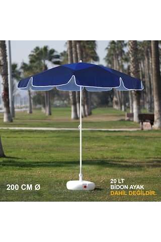 Lacivert - Mavi Plaj Şemsiyesi 200 CM
