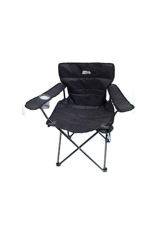 Gray Wolf Bardaklı Kamp Sandalyesi - Siyah Bp200 Kamuflaj Çok Renkli