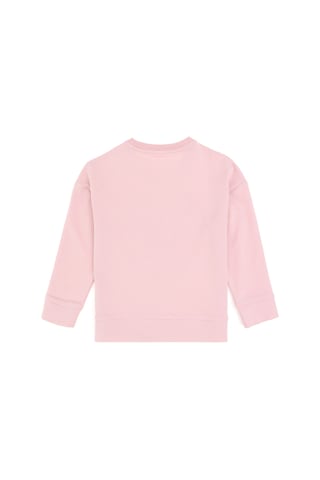 U.S. Polo Assn. Kız Çocuk Pembe Bisiklet Yaka Sweatshirt 50296378-VR041