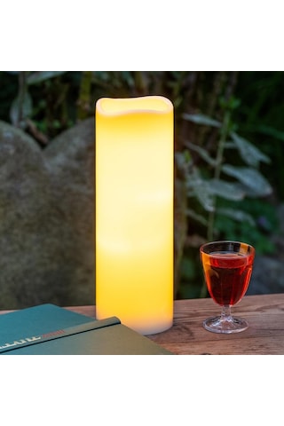 Yüksek Kalite 11 Adet 15 Cm Led Işıklı Mum Gün Işığı Alev Efektli Titrek Yanan Led Mum Büyük Boy