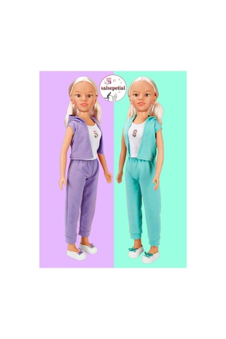 Büyük Boy Et Bebek 80cm Yürüyüş Arkadaşım Clara Sporty 80 Cm Yeşil Eşofman Takımlı