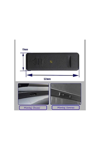 Fkoto Hyundai İ20 İ30 Kia Ceed Tavan Çıta Plastik Kapak Takımı 4 Adet 87255-a5000