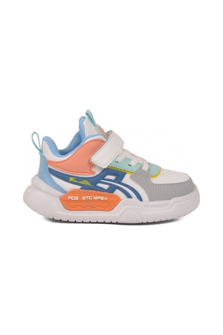 United Colors Of Benetton Beyaz Lacivert Cırtlı Unisex Çocuk Spor Ayakkabı Bnı-11092 P Beyaz - Lacivert