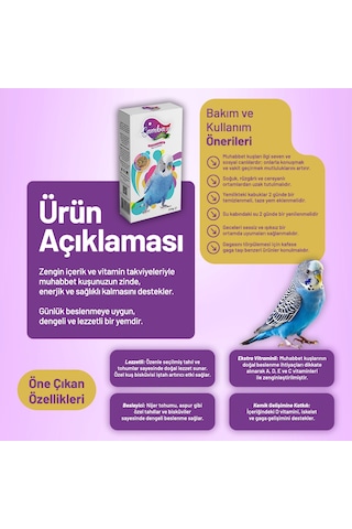 Cambaz Muhabbet Kuşu Yemi 250 G - 6 Adet 250 G