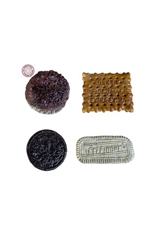 Uretti - Pınar 2572 7112 El Yapımı 4'lü Tematik Minyatür Yiyecek Magnet