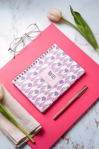 My Mia Art Tulip-midi 14x20 Çizgili Defter Çok Renkli