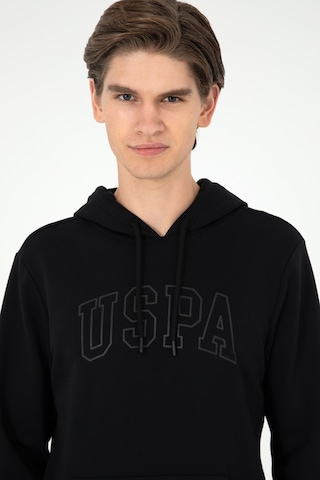 U.S. Polo Assn. Erkek Siyah Basic Sweatshirt 50295175-VR046