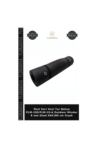 Özel Seri Gezi Tur Bahçe Plm-100/plm-10-a Outdoor Minder 8 Mm Ebad 50x180 Cm Siyah
