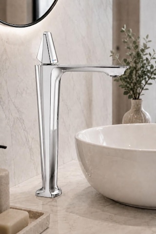 Vıta Uzun Lavabo Bataryası Parlak Krom