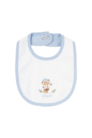 Chicco Bebek Nakışlı Mama Önlüğü 09102039000000 000032 Beyaz