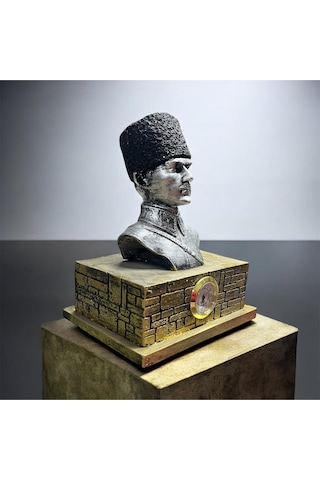 Atatürk Büstlü Masa Saati