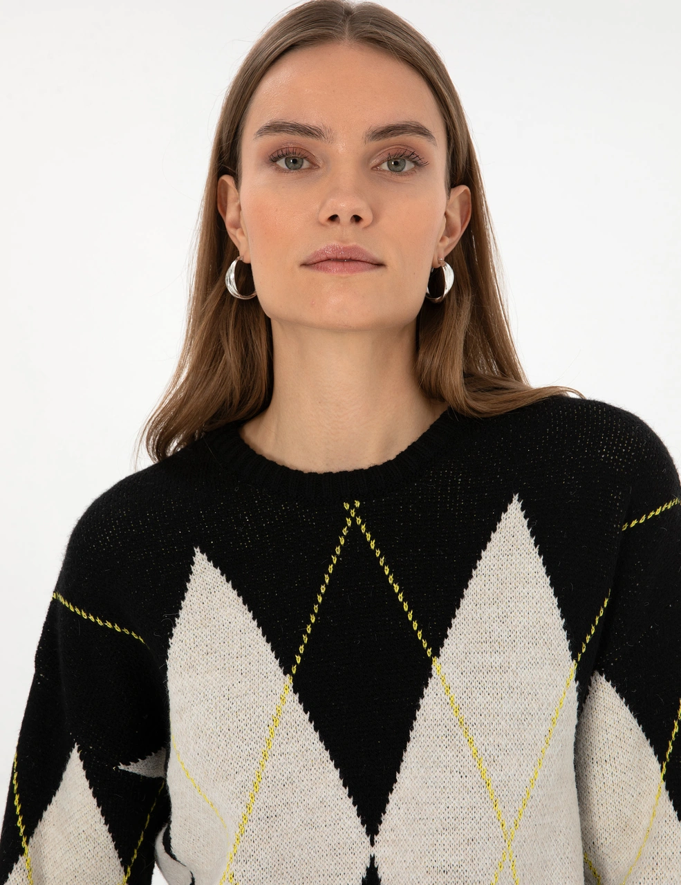 Pierre Cardin Kadın Siyah Kazak /triko 50317089-vr046 Siyah