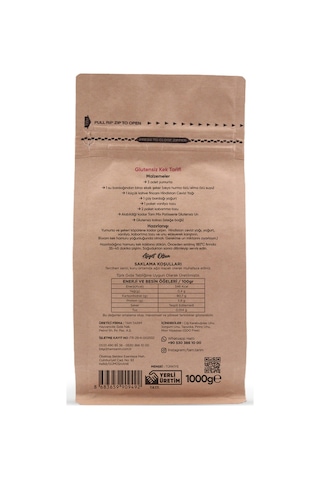 Tam Tarım Tam Mix Patisserie Glutensiz Un Karışımı 1 KG