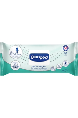 Canped Perıne Temızlık Havlusu 50 Li Tekli