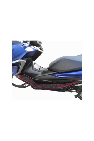 Motosiklet Aksesuar Koruyucu Paspas Falcon C Max 155 Uyumlu Kırmızı Kenar Overloklu
