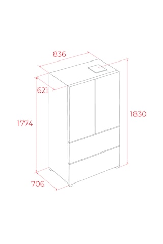 Teka RFD 75850 GBK 510 LT Solo 2 Kapı + 2 Çekmeceli Full Nofrost Buzdolabı