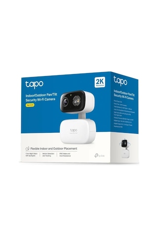 Tapo C216 İç Ve Dış Mekan Wi-fi Güvenlik Kamerası 2k 3mp Netlik 360 Pan/tilt Hareketli Renkli Gece Görüşü Aı Bebek Ağlaması Ve Kişi Algılama Akıllı Takip Bulut/sd Kart Depolama