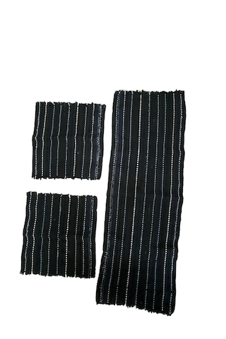 Oto Koltuk Serme Kilim 3 Lü Takım Siyah