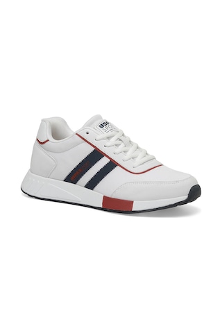 U.S. Polo Assn. 4M DRAGO 4FX Erkek  Beyaz Sneaker