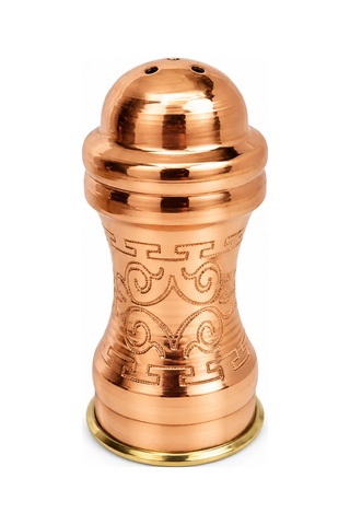 Aura Copper El İşlemeli Bakır Tuzluk Dekoratif Sofra Tuzluğu Ve Baharatlık Ac-tz-002